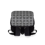 Grey Lattice Backpack