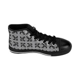 Grey Lattice High Tops - Womens