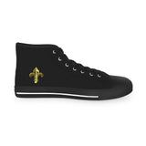 Black & Gold High Tops - Mens