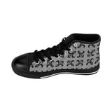 Grey Lattice High Tops - Womens