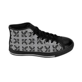 Grey Lattice High Tops - Womens