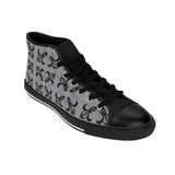Grey Lattice High Tops - Mens