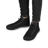 Black & Gold High Tops - Mens