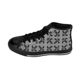 Grey Lattice High Tops - Womens