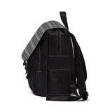 Grey Lattice Backpack