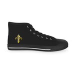 Black & Gold Men's high tops